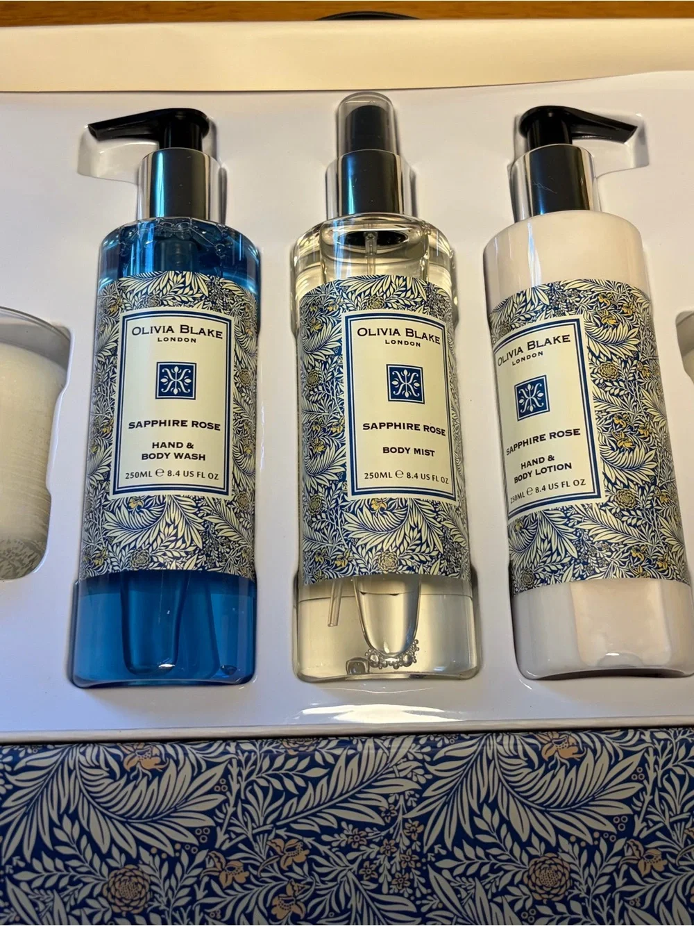 Olivia Blake Luxury 5pc Gift Set - Sapphire Rose. Brand New Full-Size